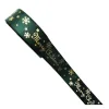 Christmas decoration, gilded Christmas ribbon, gift packaging, polyester webbing, gold and silver onion ribbons Item Picture